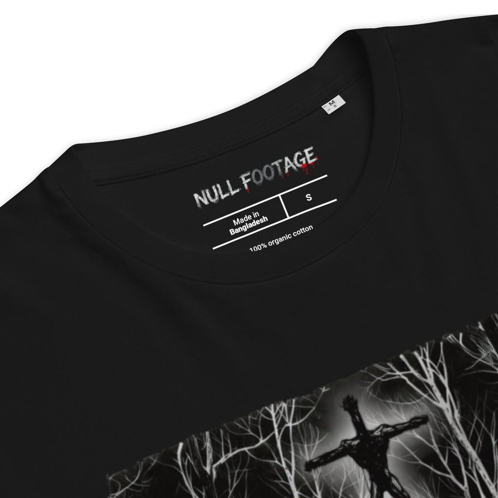 Camiseta inspirada en The Blair Witch Project. Merch películas de terror. Ropa found footage