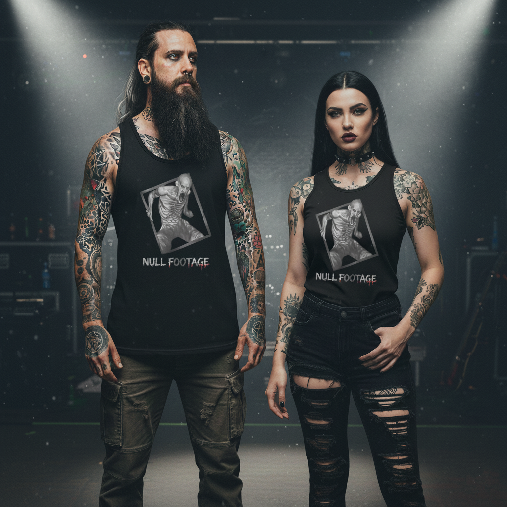 Camsieta de tirantes inspirada en Grave Enconunters. Merch películas found footage